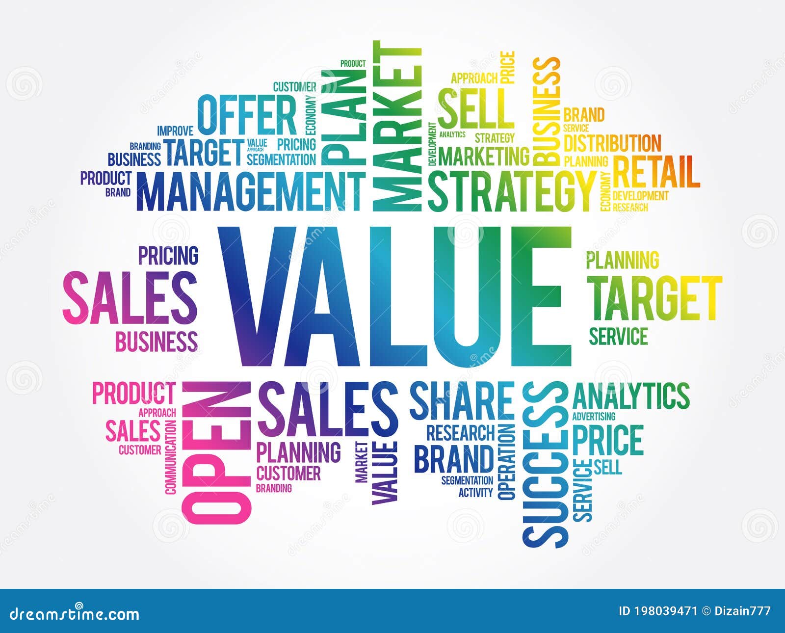 Value in words. Value Words. Education Word cloud collage background Concept.