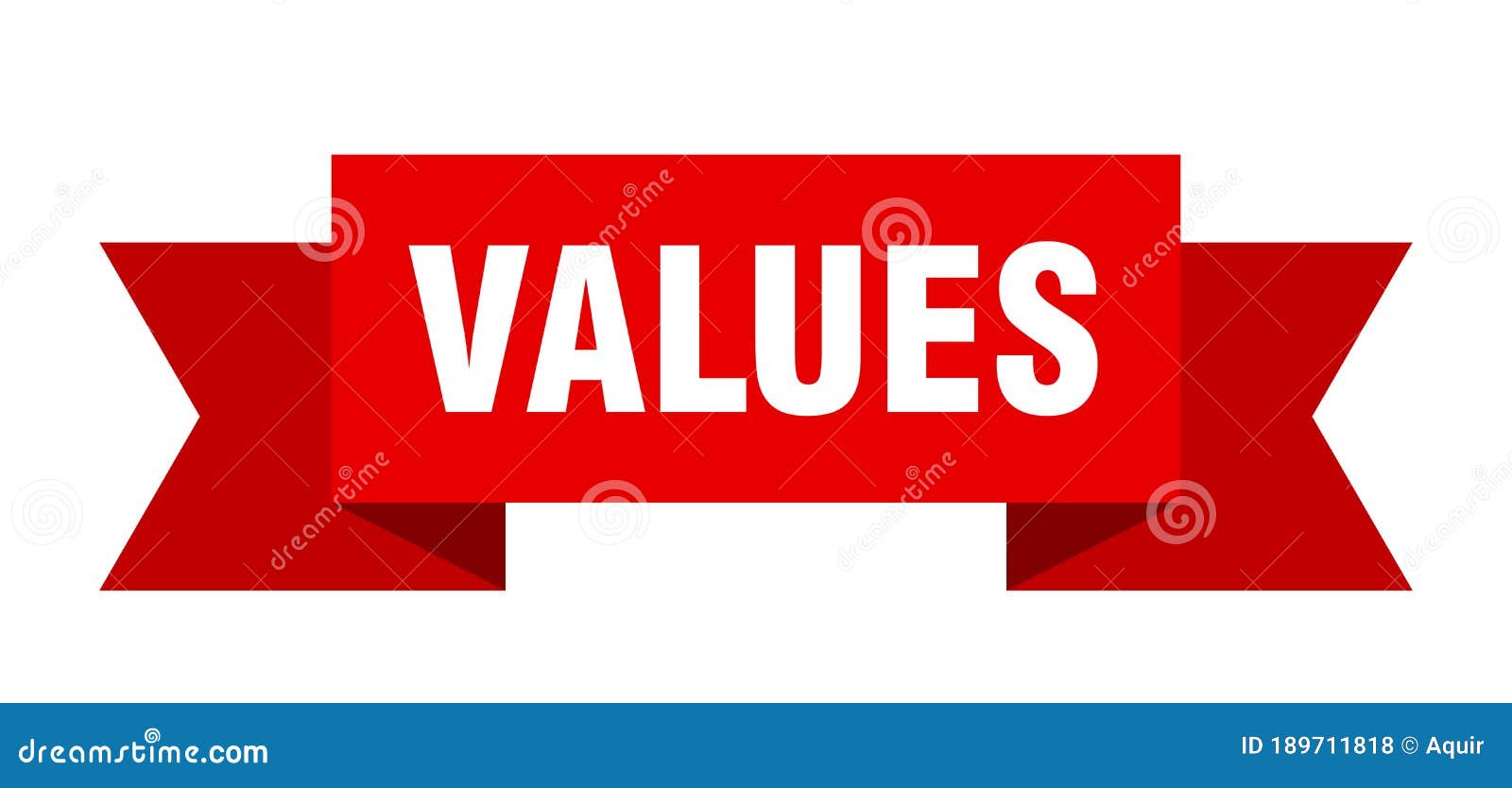 Values Ribbon. Values Isolated Band Sign Stock Vector Illustration of insignia, vector 189711818