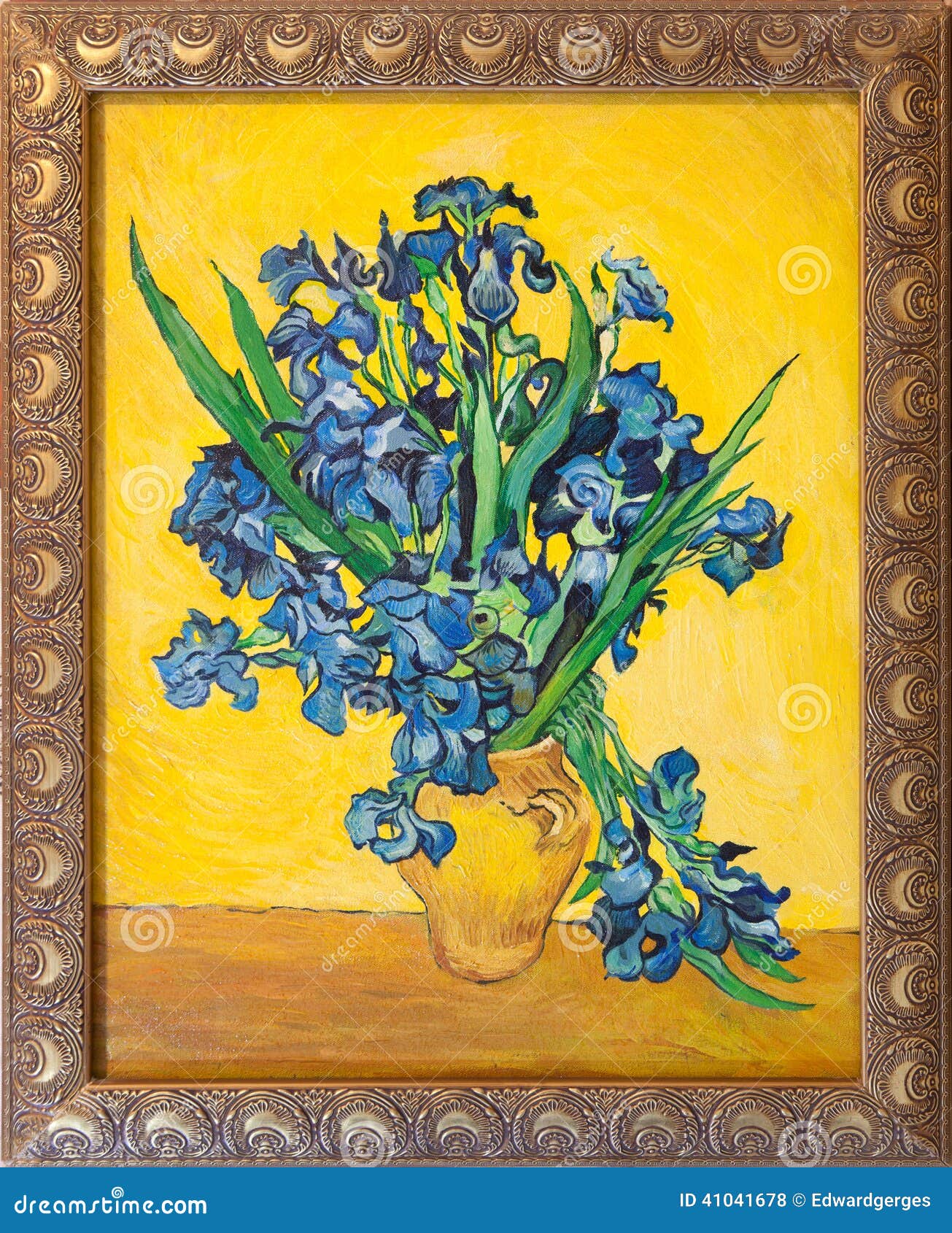 Van Gogh Irises Painting Editorial Stock Photo - Image: 41041678