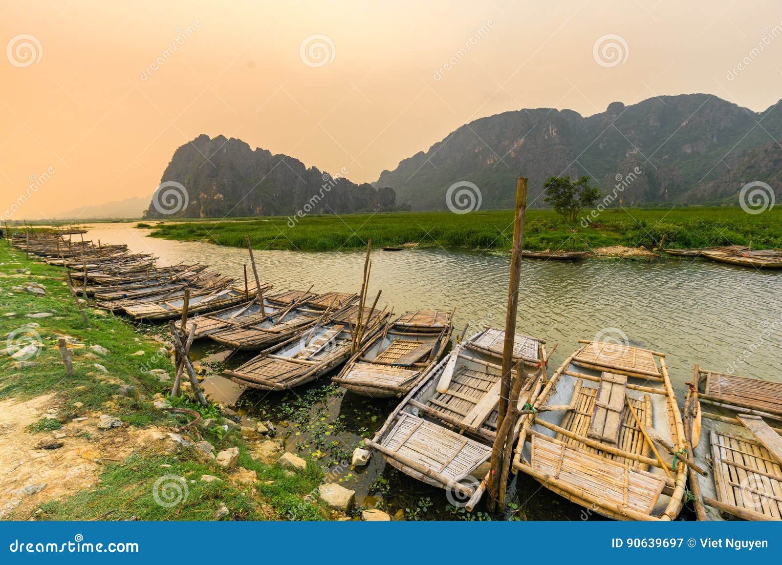 van long swamp in ninhbinh, vietnam