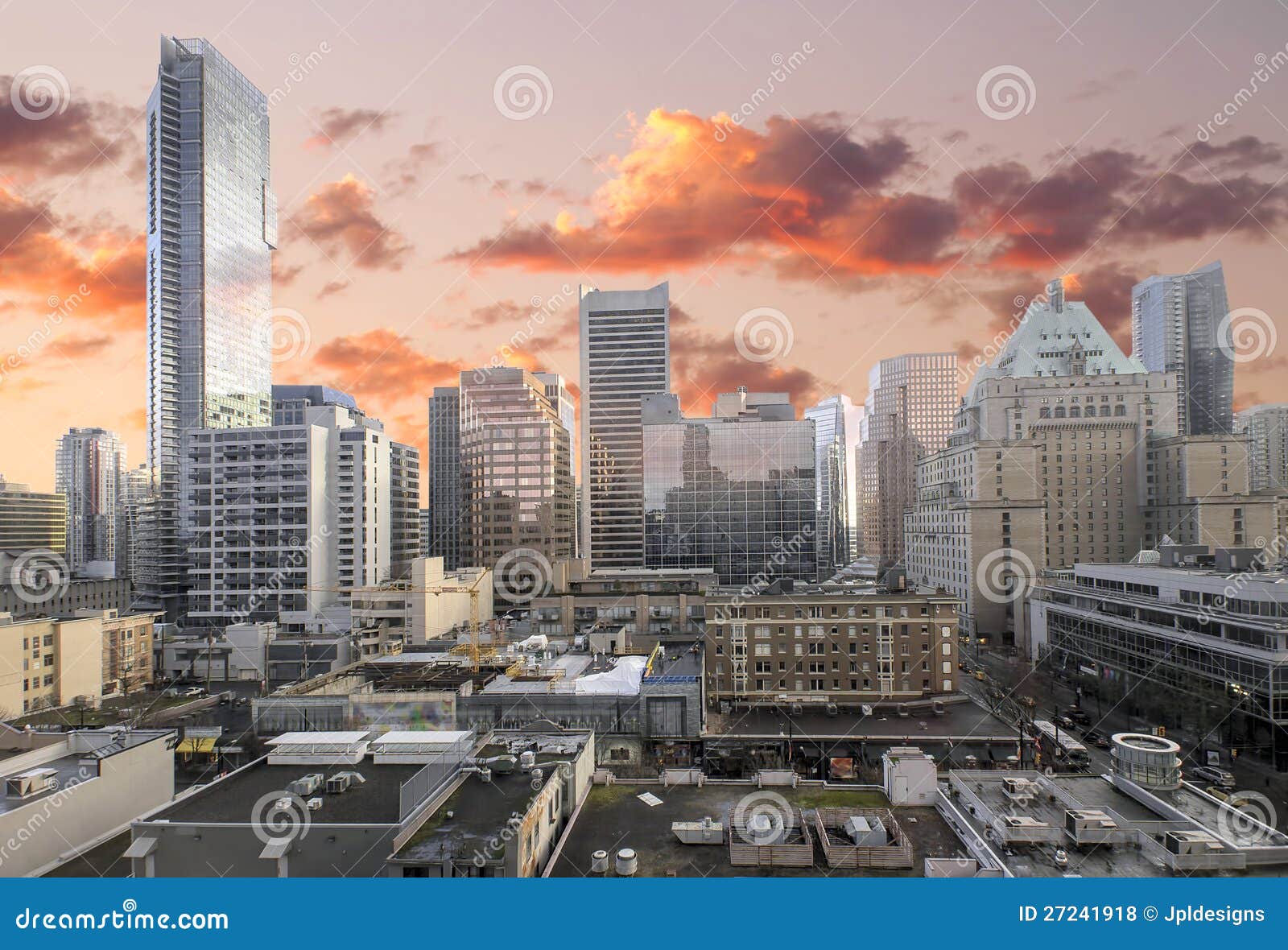 Robson Street Shopping Street In Downtown Vancouver British Columbia Canada  Stock Photo - Download Image Now - iStock