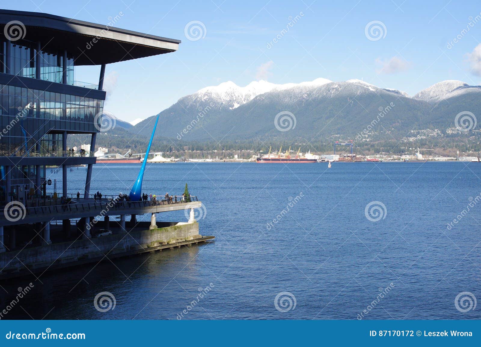 Vancouver Cole harbour stock photo. Image of ocean, snow 87170172