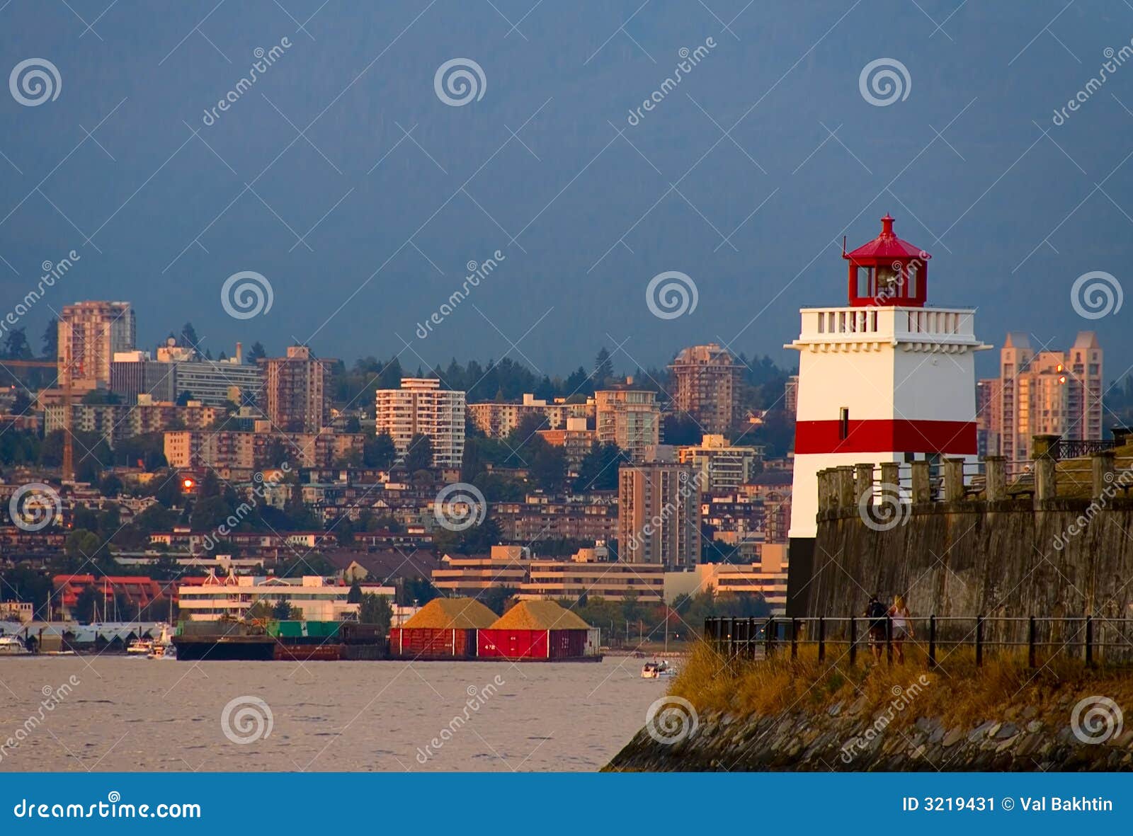 Vancouver Lighthouse stock image. Image of ocean, transportation 3219431