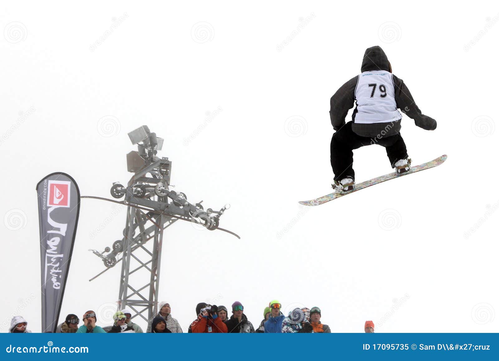 VANCOUVER MARCH 28 Quiksilver Snowboarding Comp Editorial Image
