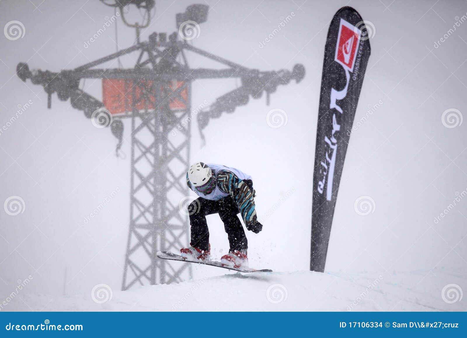 VANCOUVER MARCH 28 Quiksilver Snowboarding Comp Editorial Stock