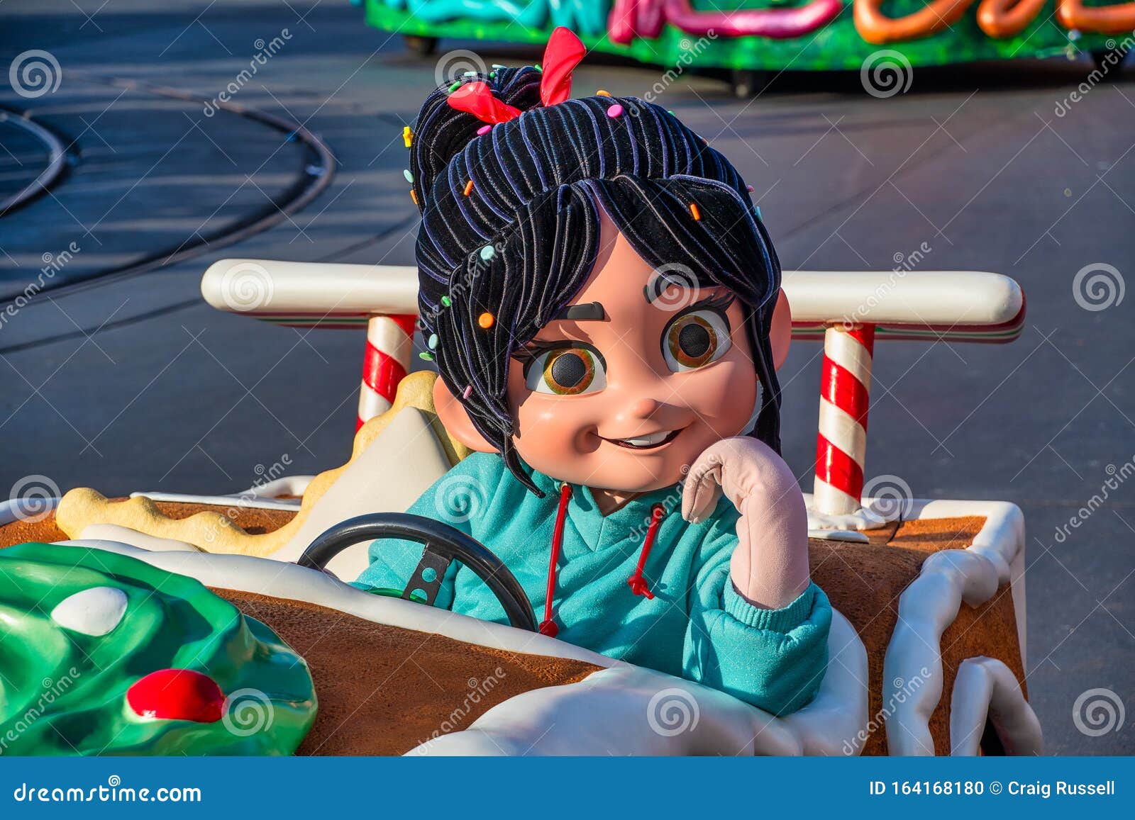 Vanellope Von Schweetz in the Christmastime Parade Editorial Image - Image  of portraits, florida: 164168180