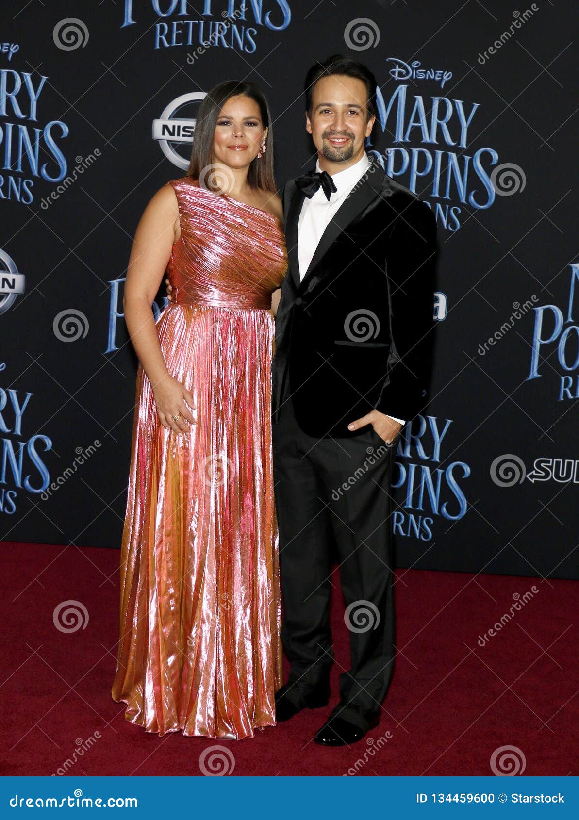 Vanessa Nadal Y LinManuel Miranda Imagen editorial Imagen de hotel