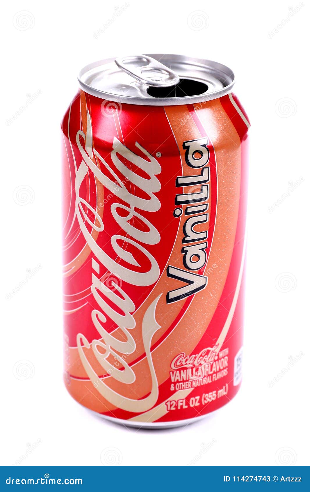 Vaniglia di Coca-Cola fotografia stock editoriale. Immagine di etichetta -  114274743