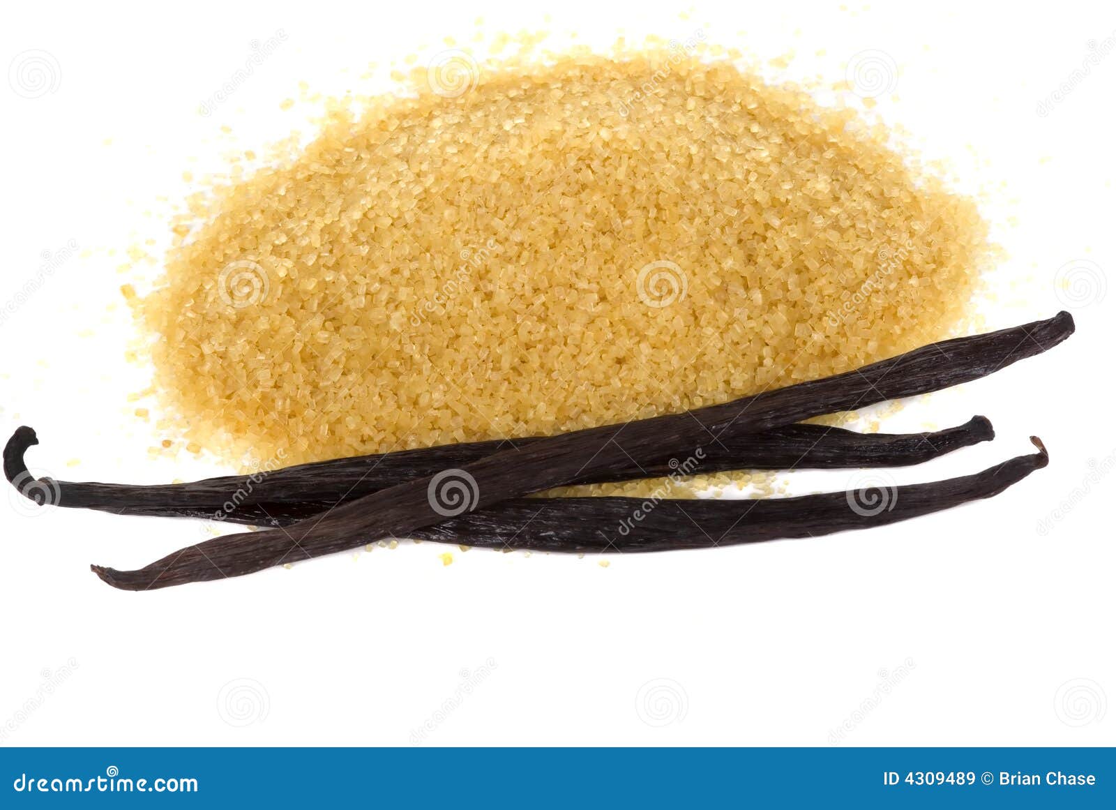 Vanilla Beans and Raw Sugar Stock Image Image of medicine, extract