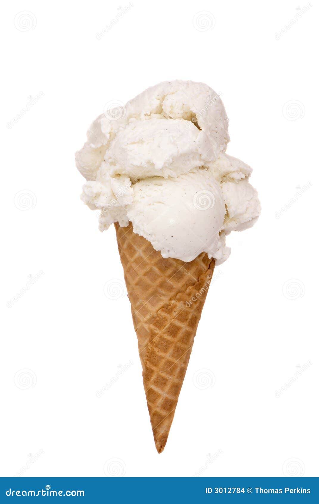 vanilla ice cream cone