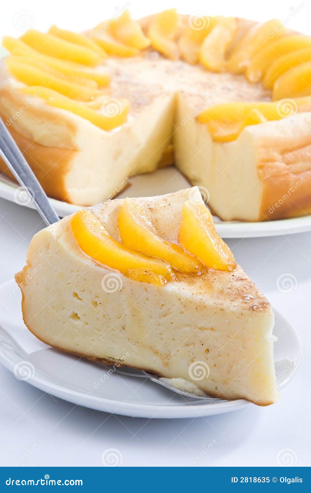 Vanilla Pudding With Strawberries, Mascarpone And Whipped Cream Stock