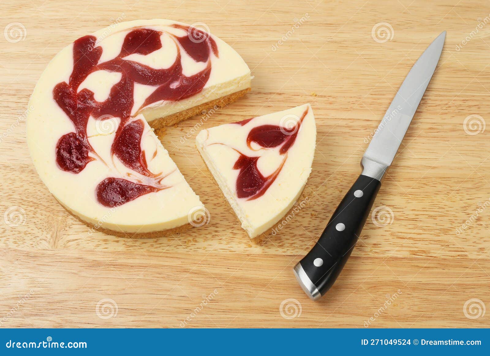 Cheesecake and knife stock photo. Image of serving, cake 271049524