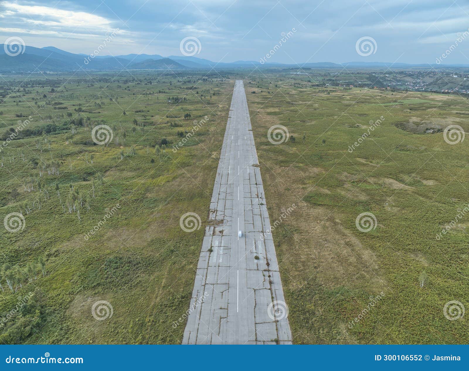 vanishing point on zeljava's old runway