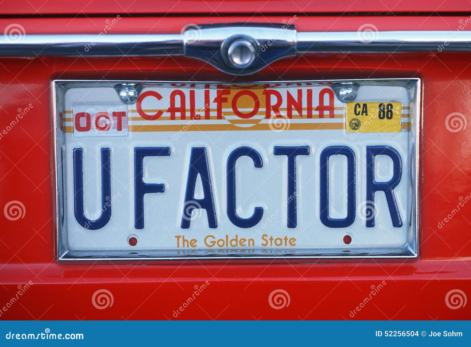 Vanity License Plate California Editorial Stock Image Image of