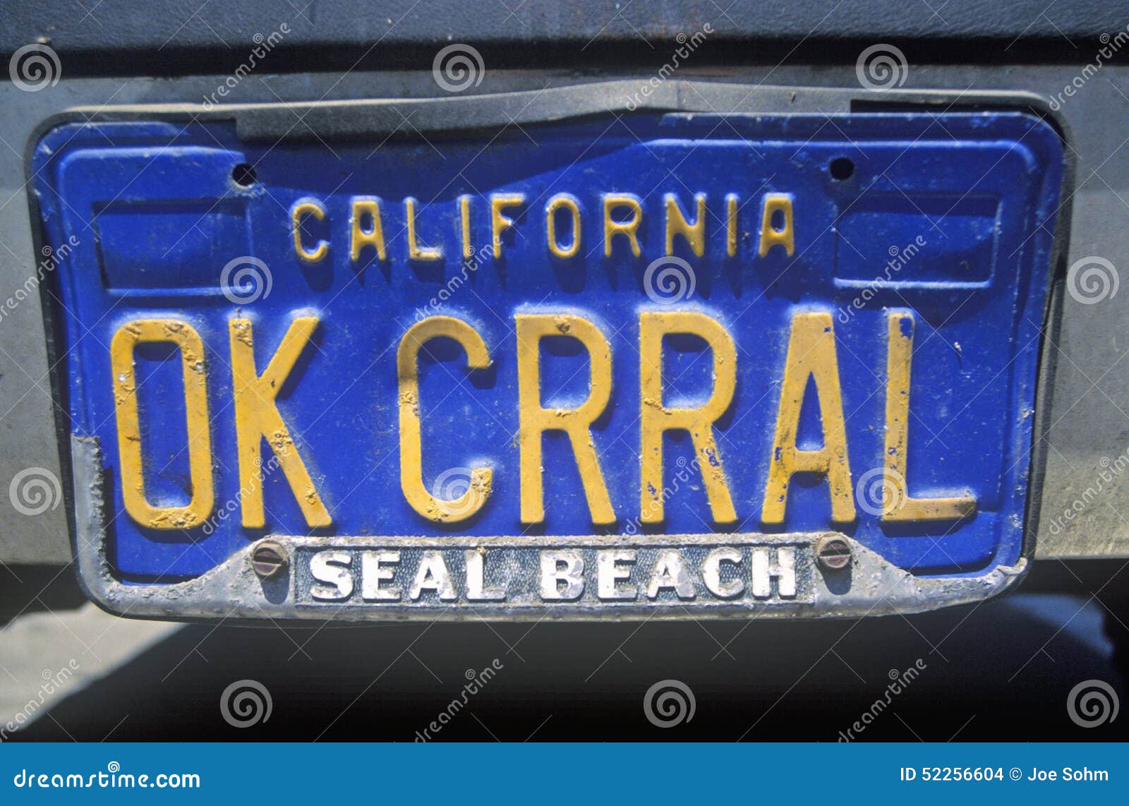 Vanity License Plate California Editorial Stock Image Image of