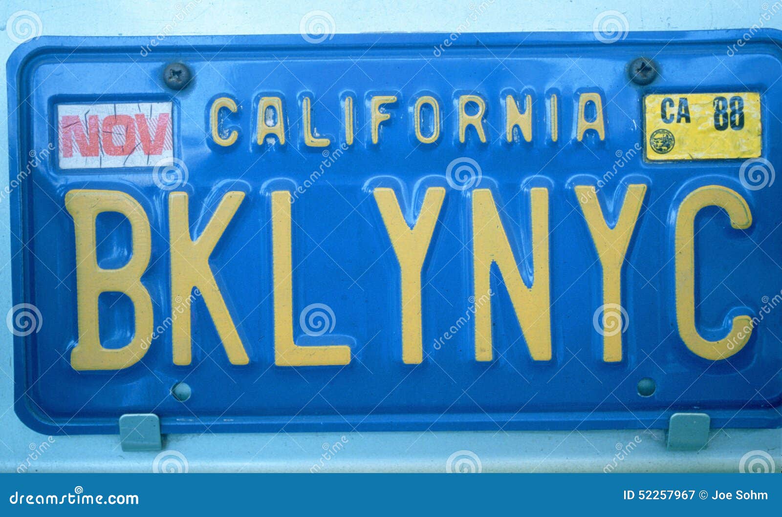 Vanity License Plate California Editorial Photography Image of