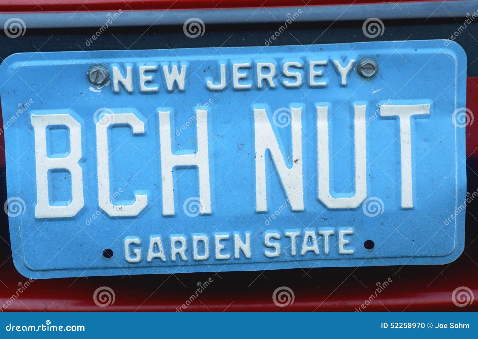 Vanity License Plate New Jersey Editorial Image Image of freeway