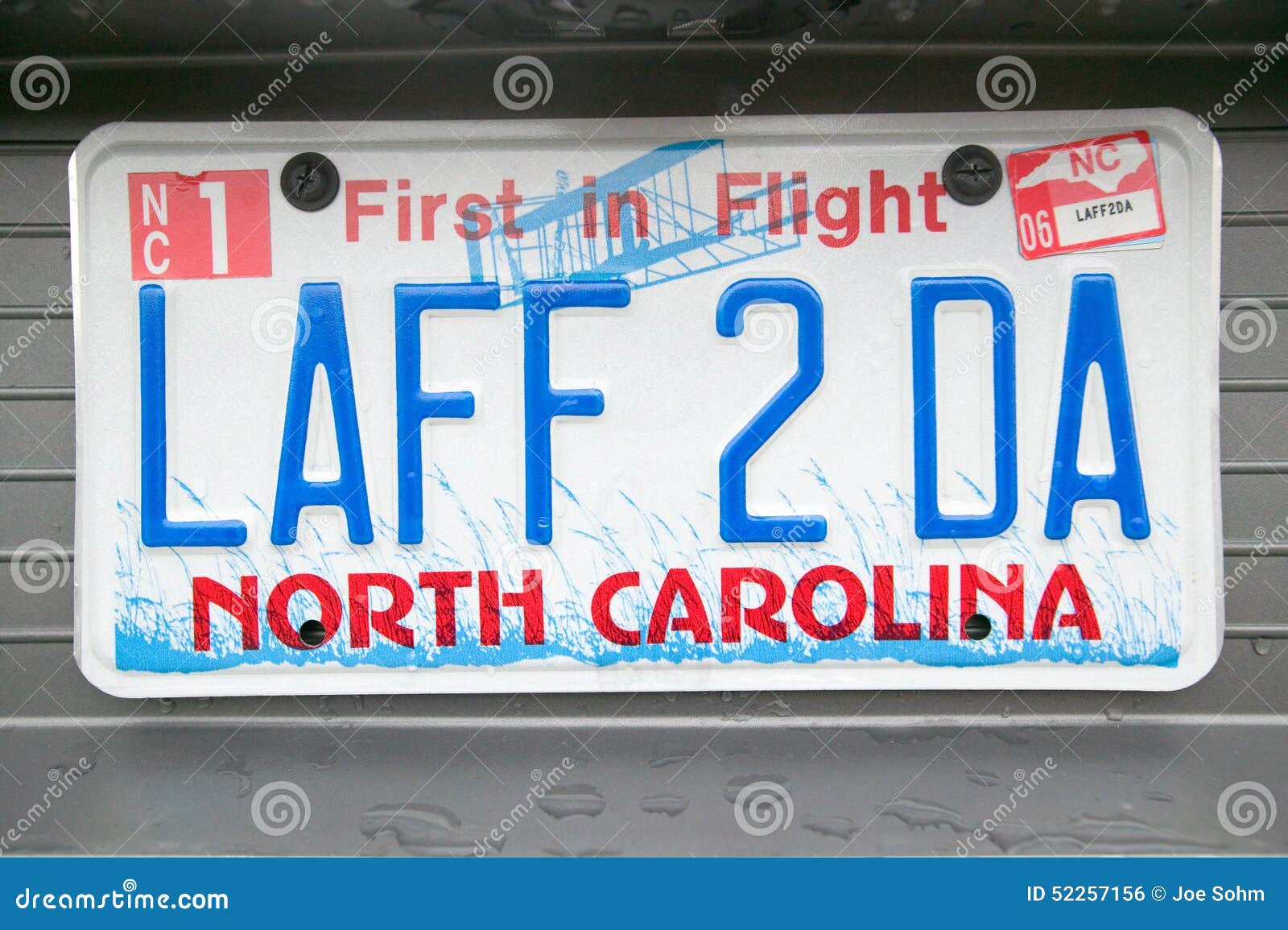 Vanity License Plate North Carolina Editorial Photo Image of road