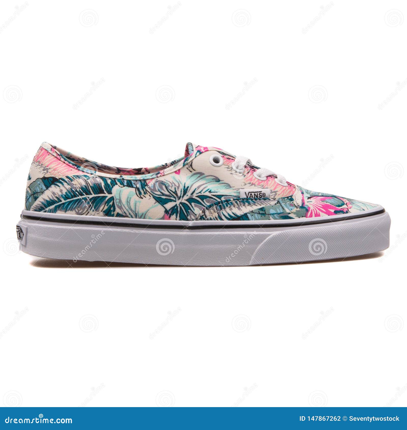 tropical print vans