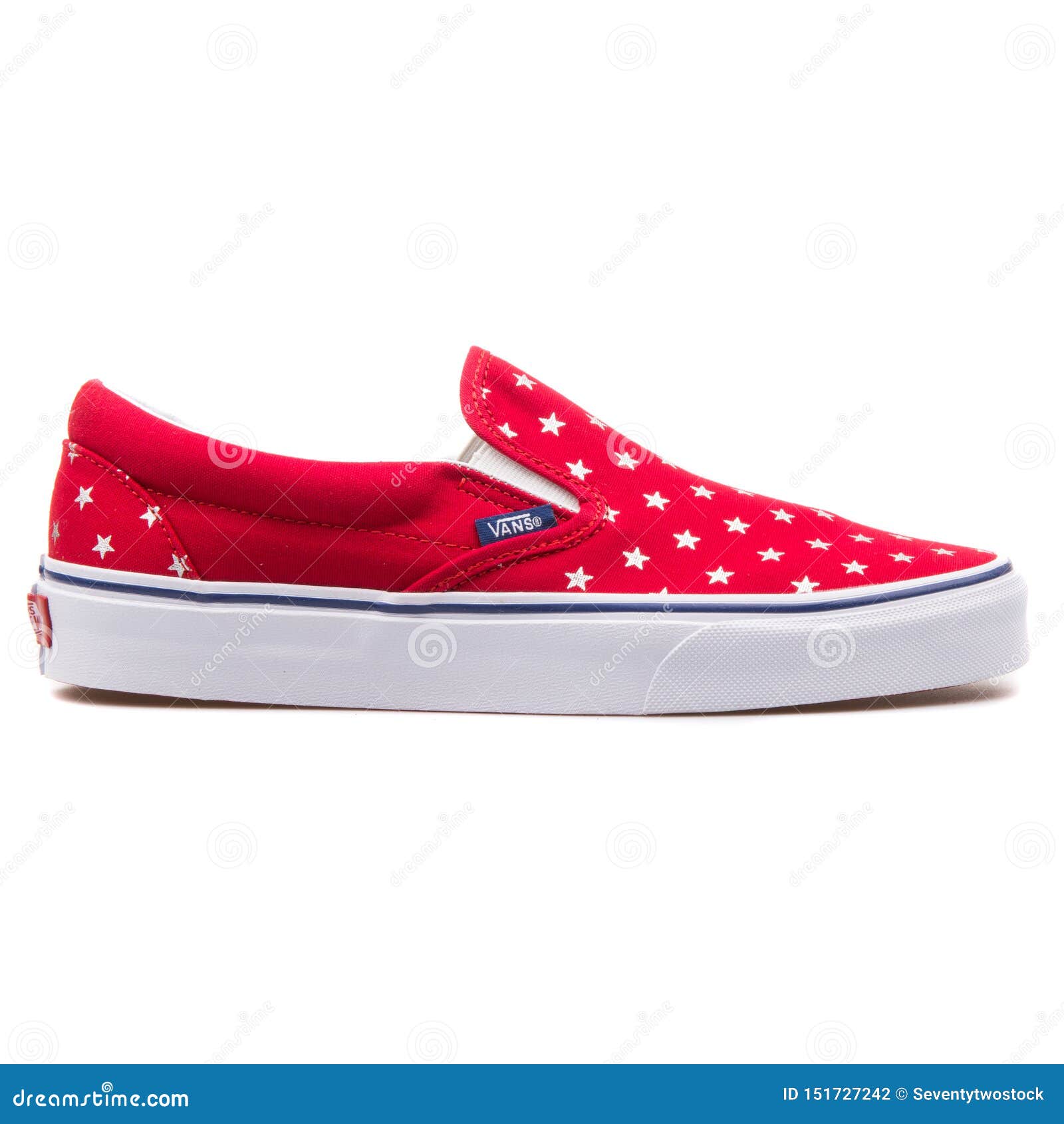 vans slip on stars