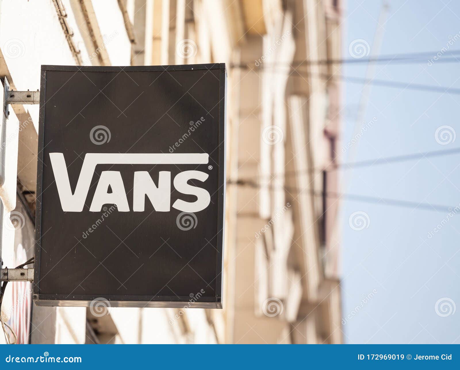 Vans Logo on Their Main for Prague. Editorial Image Image of based, apparel: 172969019