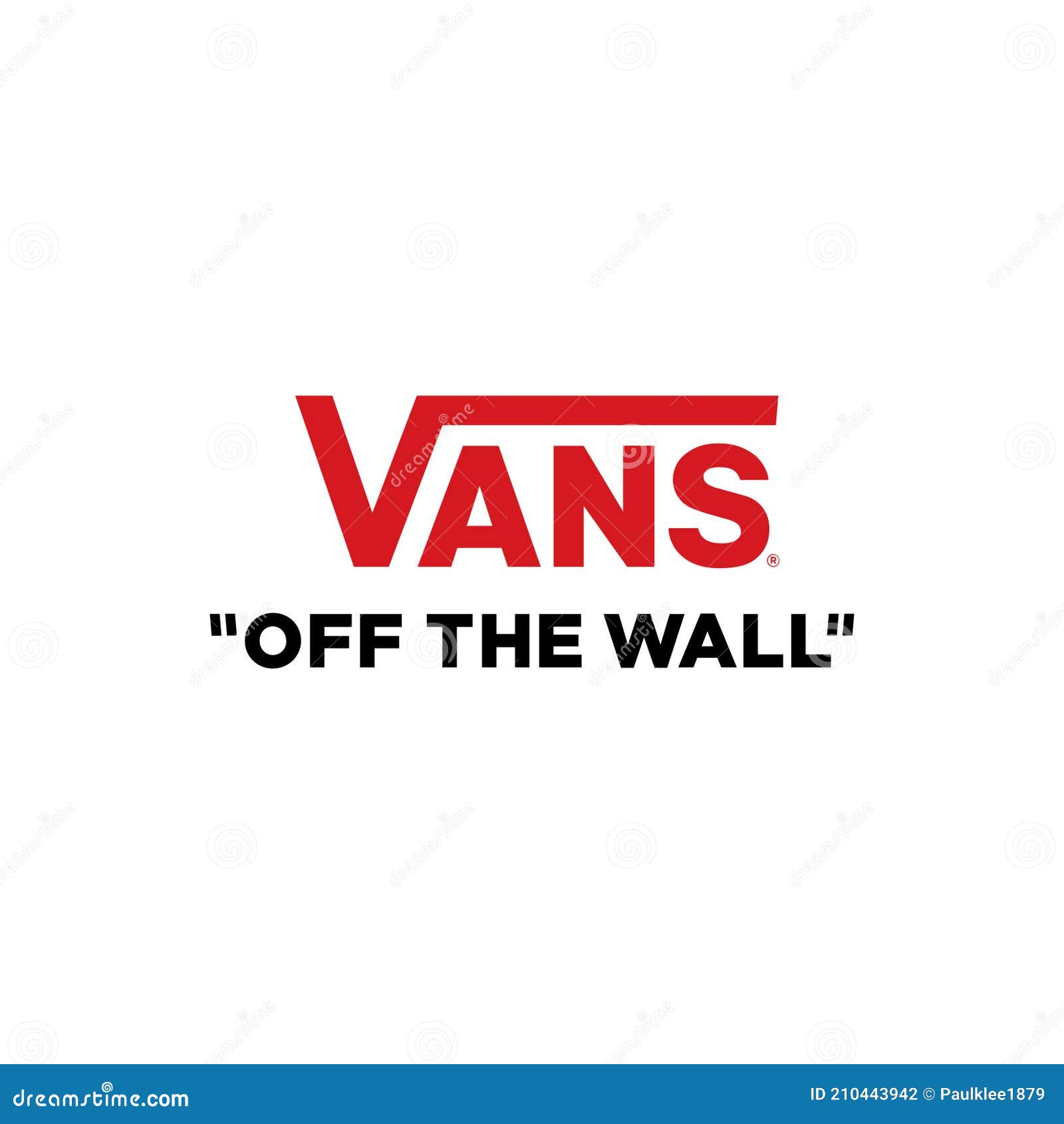 VANS Logo on White Background Editorial Photography - Illustration ...