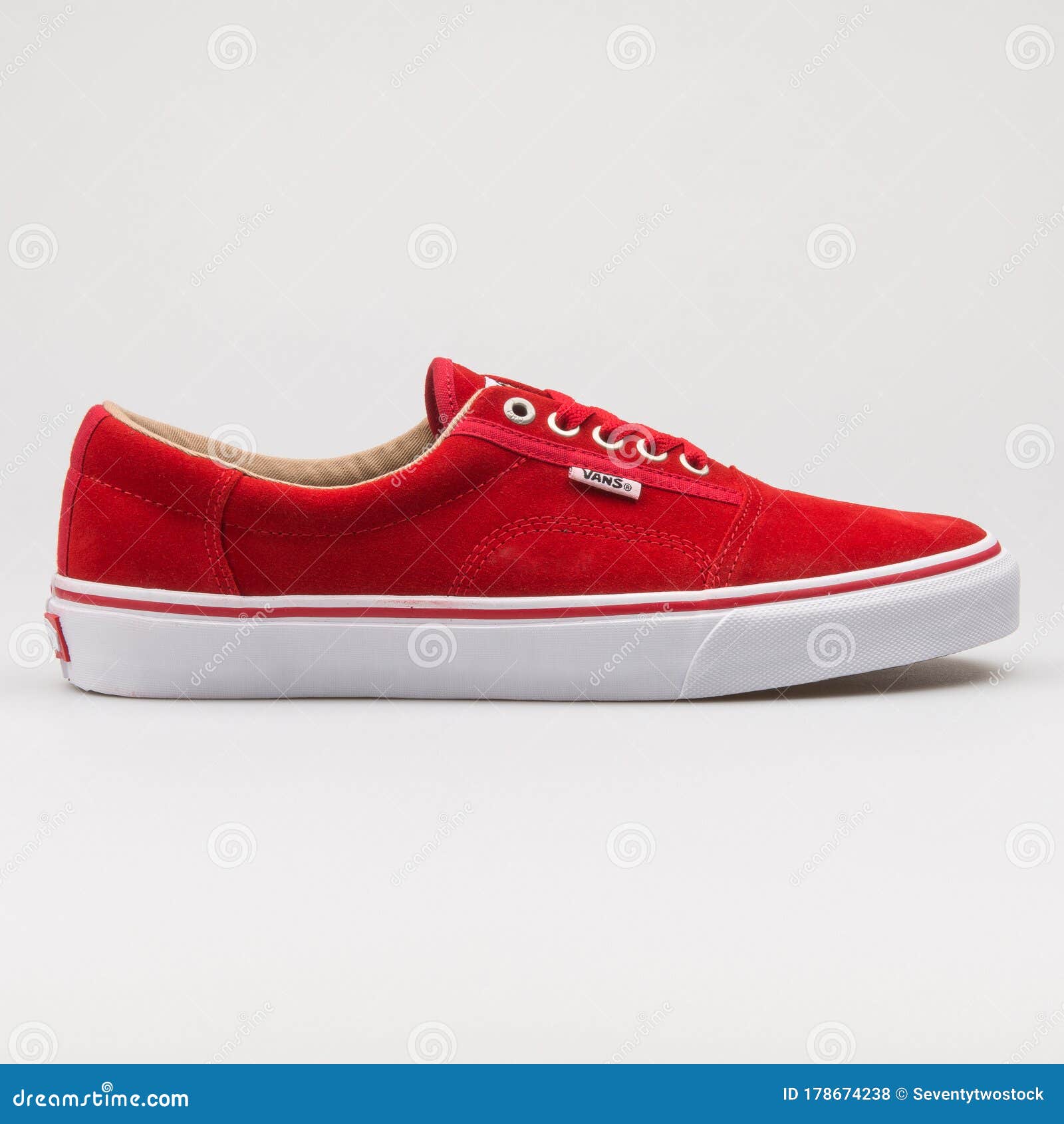 vans rowley red