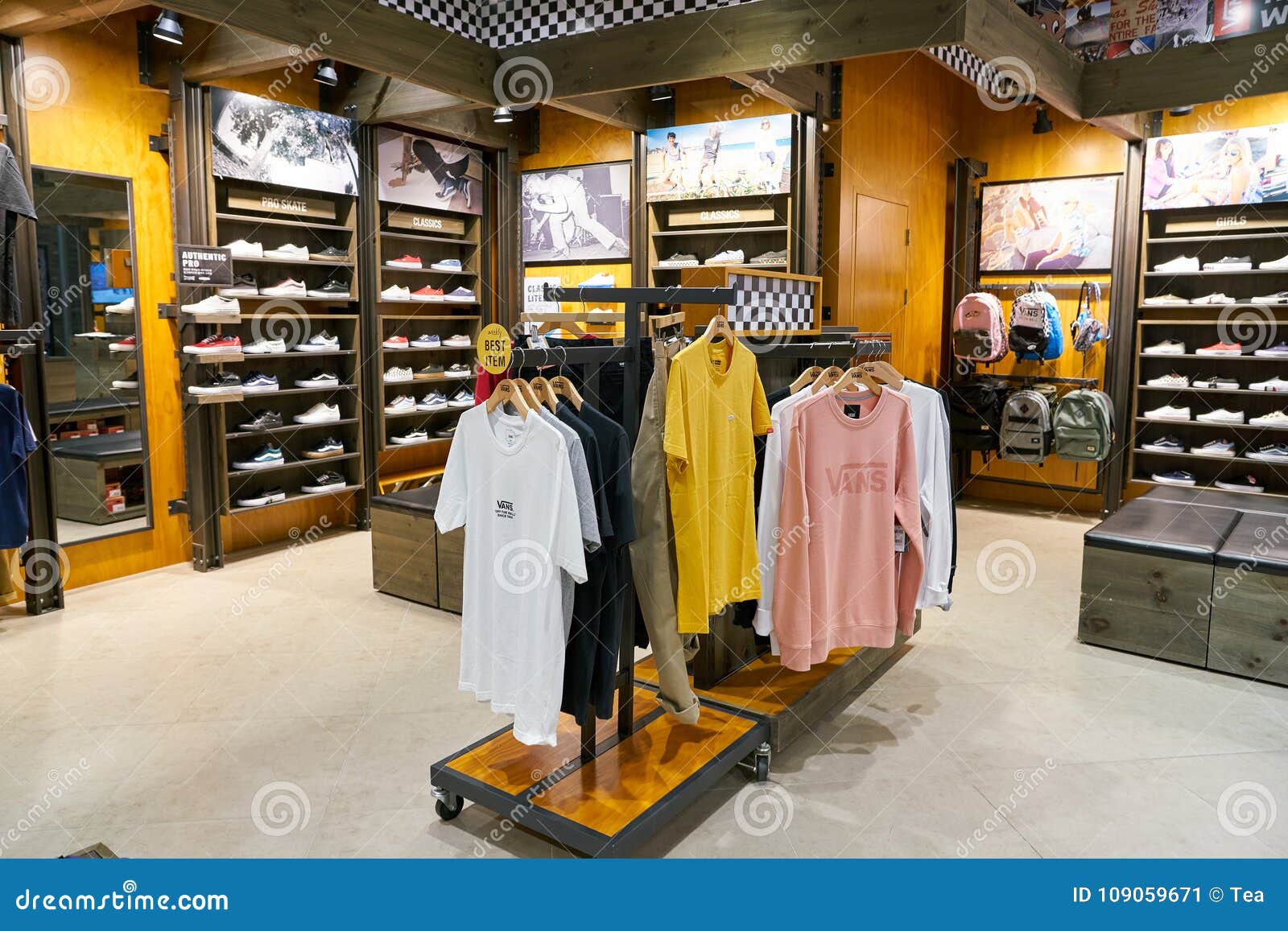 vans retail stores