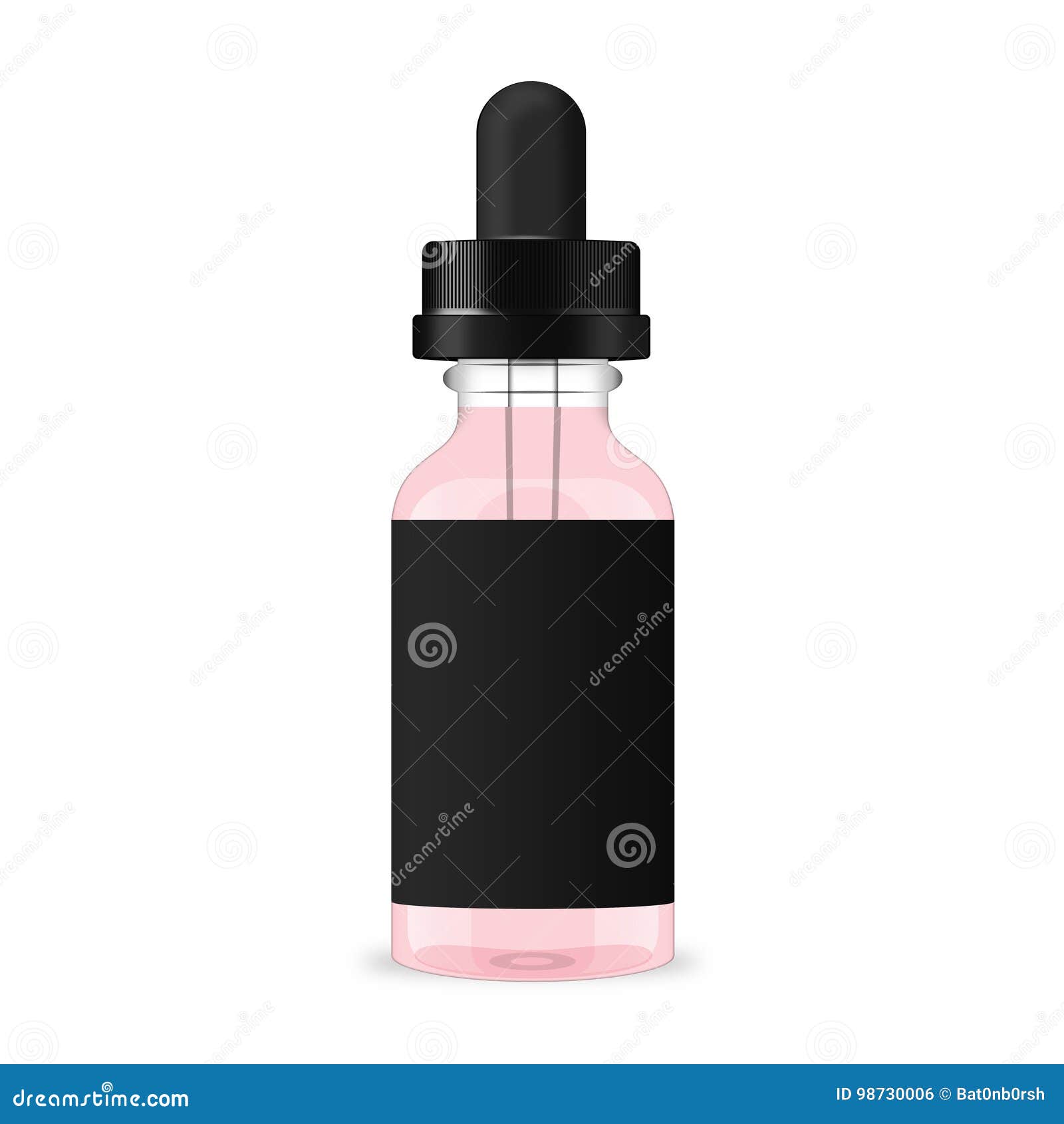 Download Vape juice mockup bottle stock illustration. Illustration ...