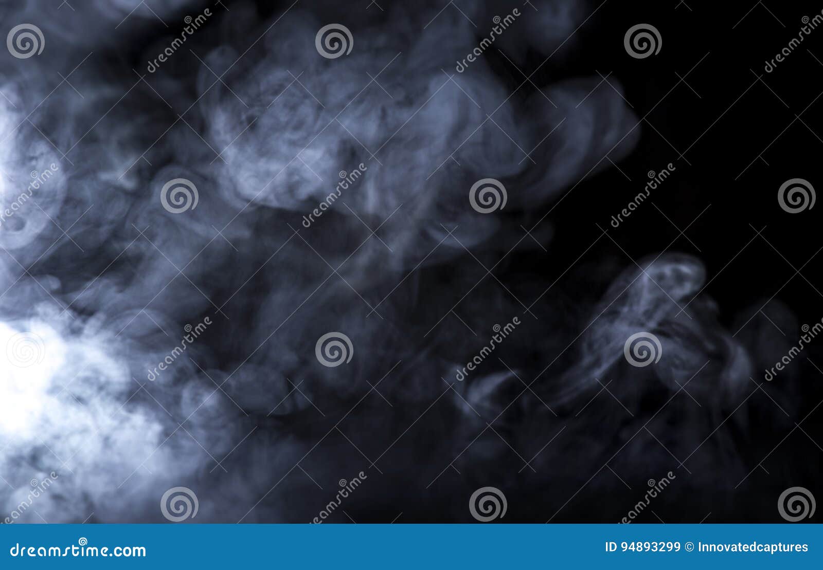 Vape Smoke on Black Background Stock Image Image of effect, exhaust