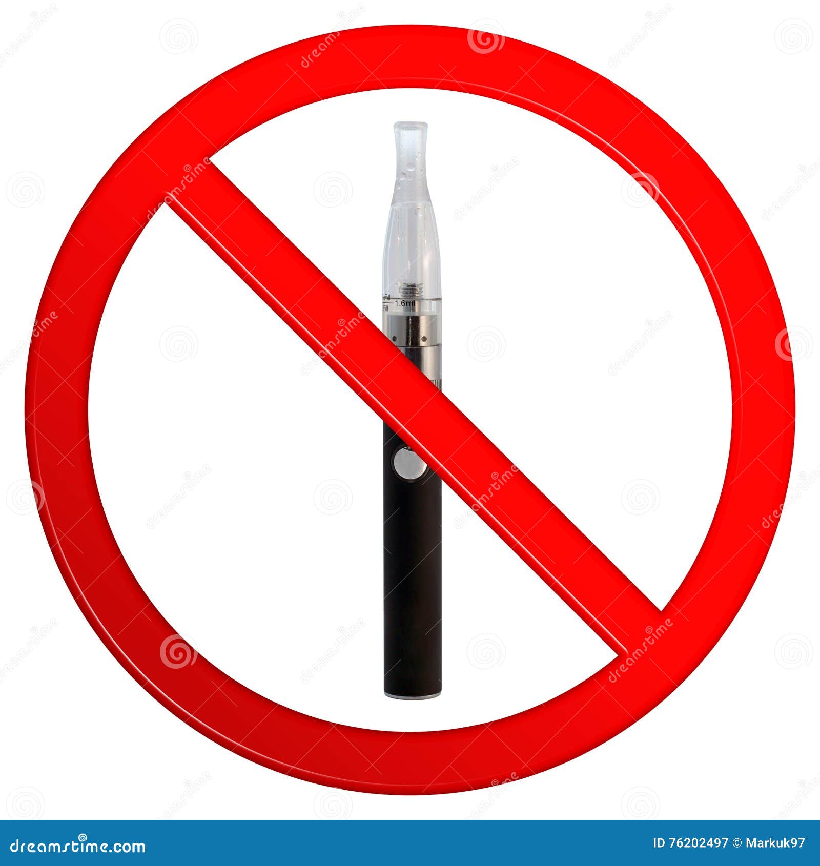 vaping not permitted sign
