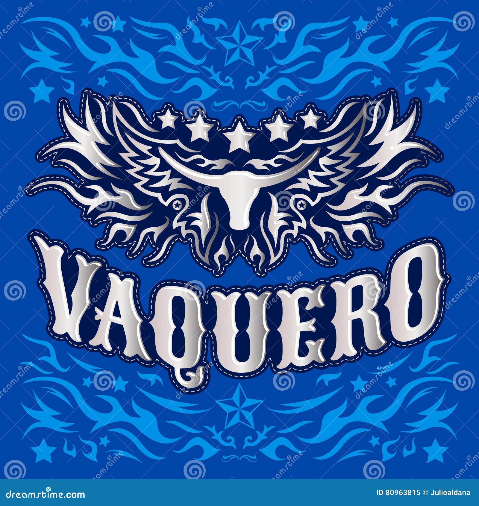 vaquero - spanish translation: cowboy, rodeo cowboy poster