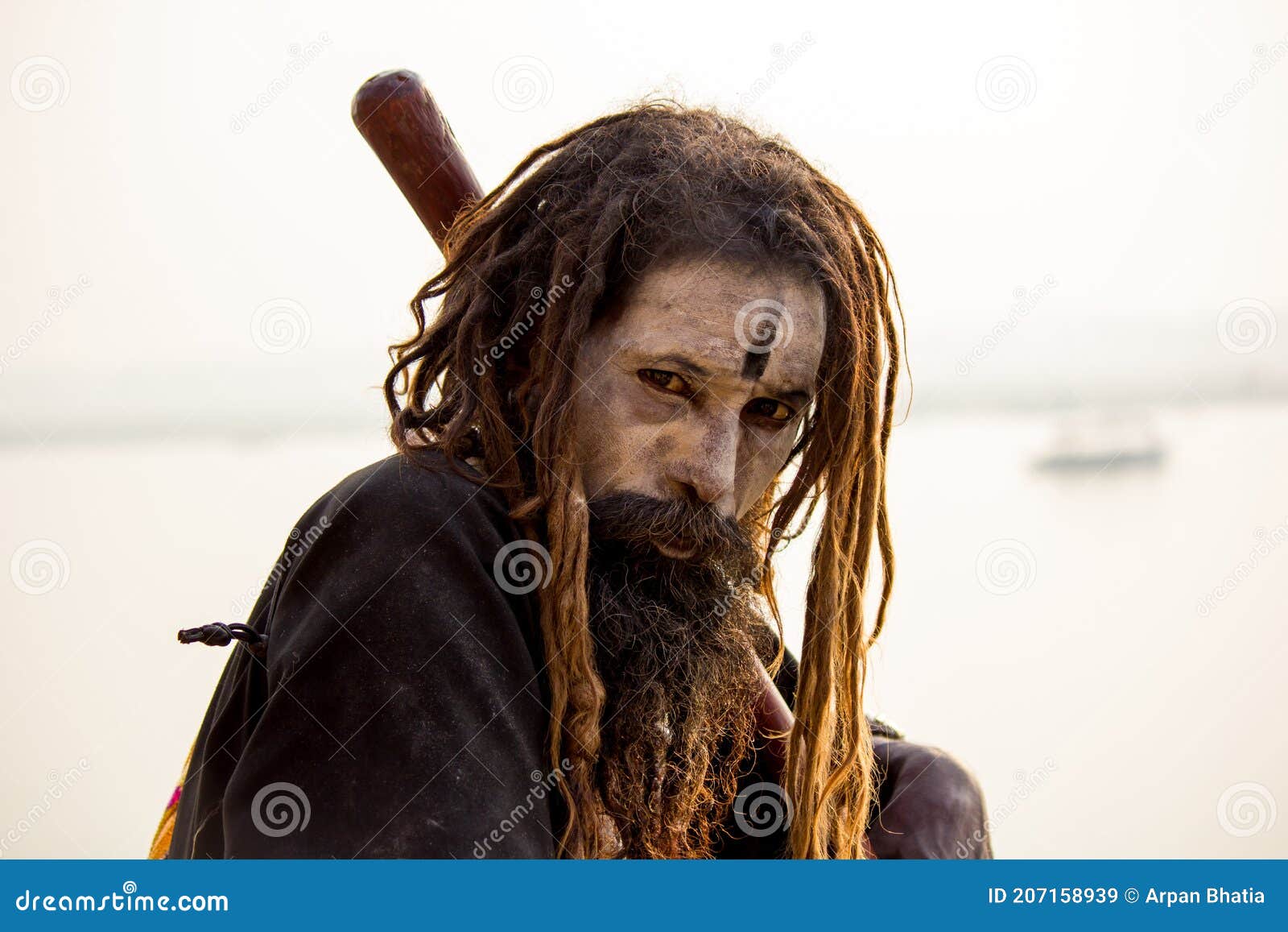 Varanasi, India - November 01, 2016: Portrait of a Male Hindu ...