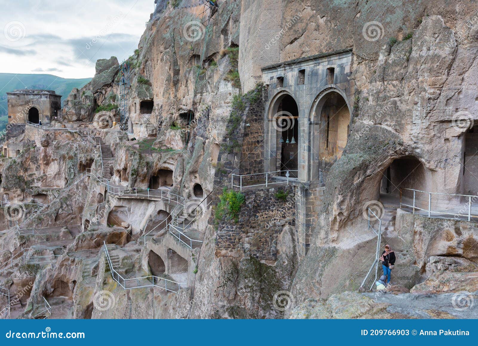 Vardzia Cave City Complex , Editorial Stock Photo Image of