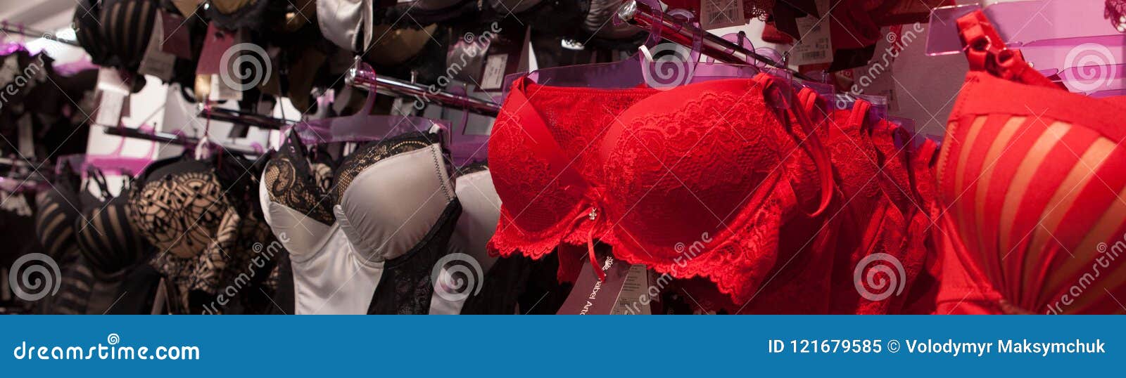 many woman underwear and bra inside a shop 17361188 Stock Photo at