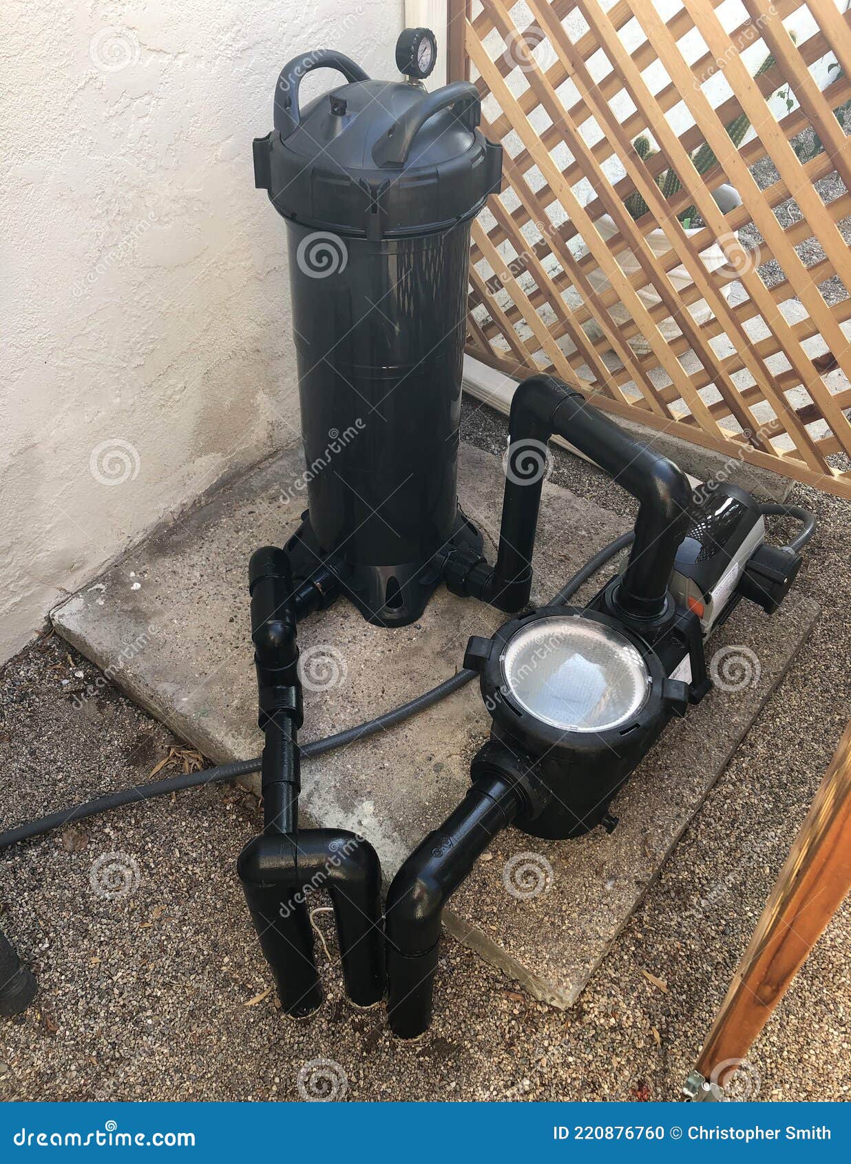 Variablespeed Pool Pump with Cartridge Filter Editorial Image Image