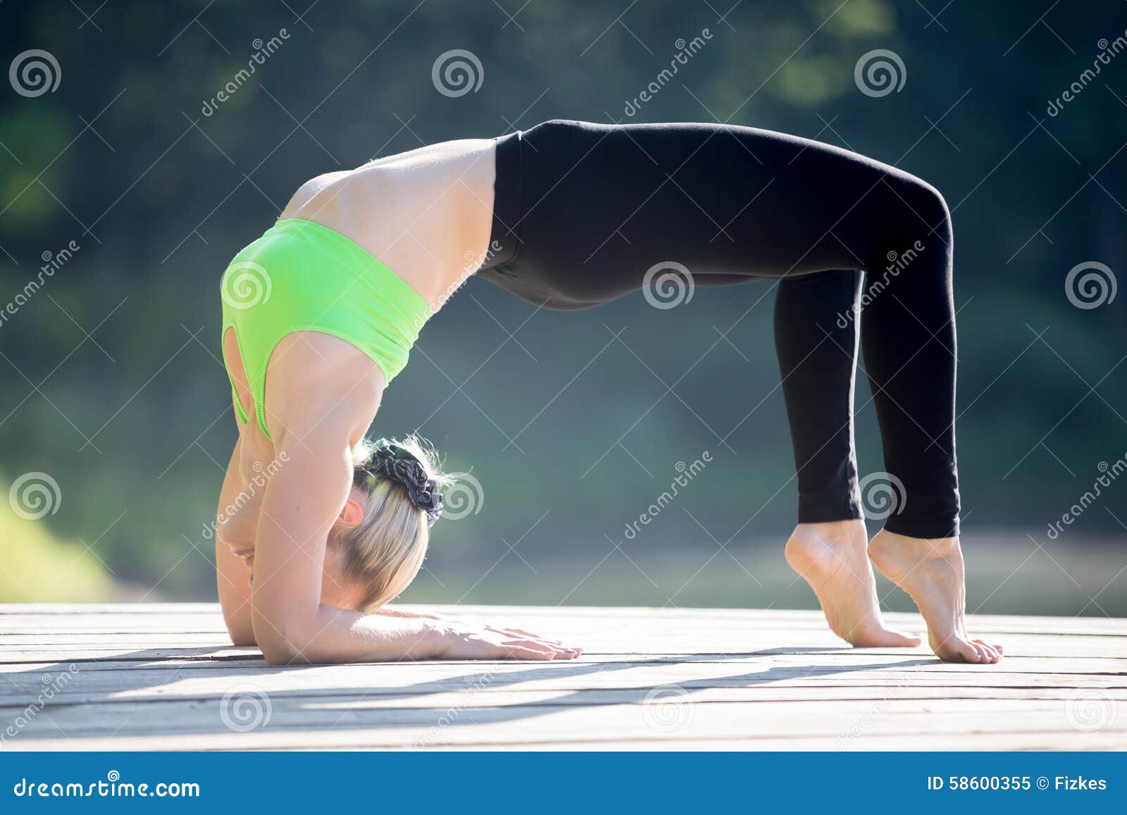 Stunning Brunette Poses On The Bridge Overlooking The River Photo  Background And Picture For Free Download - Pngtree