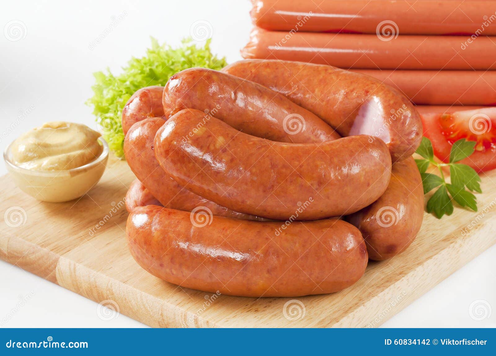 Variedade de salsichas foto de stock. Imagem de tiro - 60834142