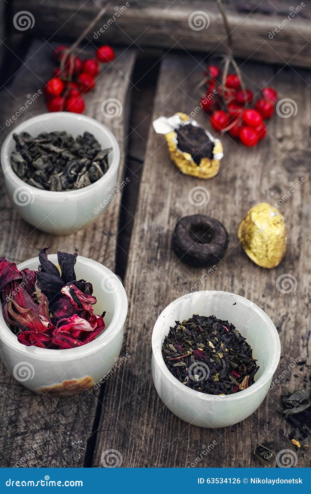 Varieties of tea stock photo. Image of drink, fresh, curled 63534126