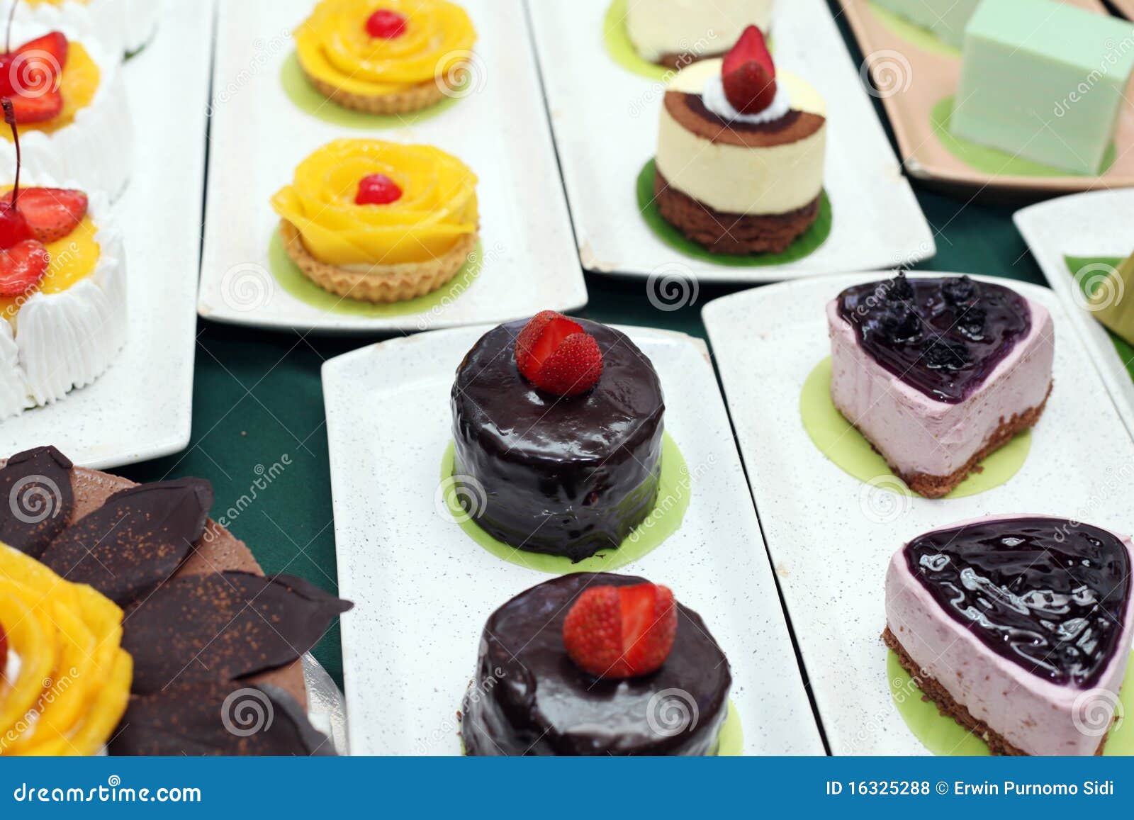 Variety of cakes stock photo. Image of sweets, objects 16325288