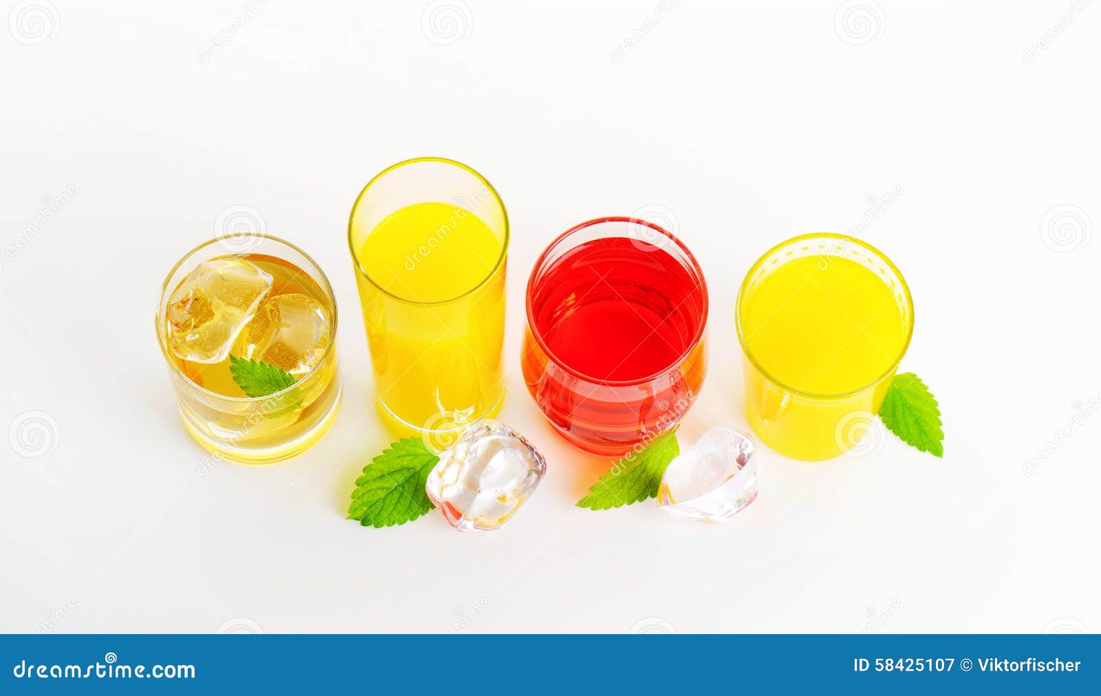 Variety of cold drinks stock image. Image of iced, drinking 58425107