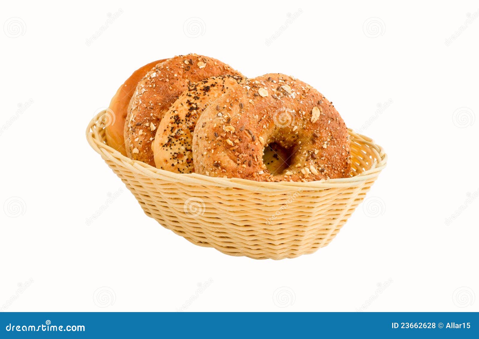 A Variety of Different Kind of Bagels Stock Photo Image of healthy