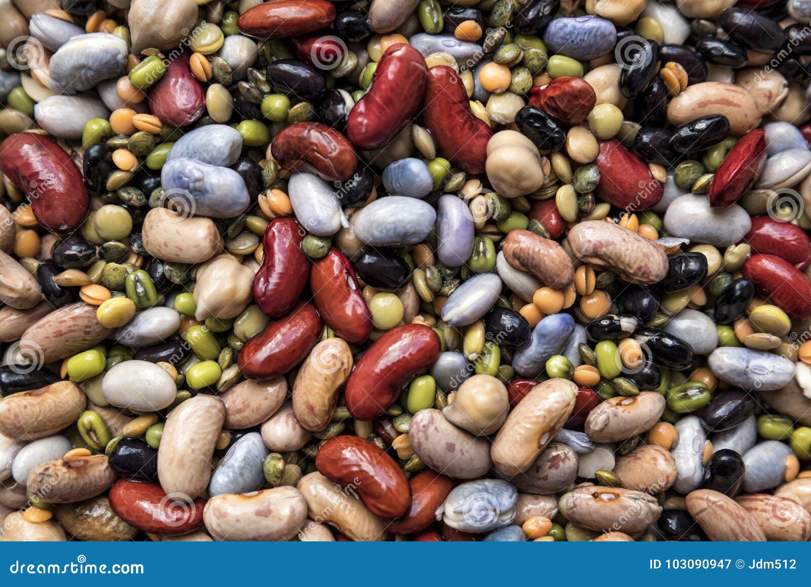 A variety of dry Legumes. A variety of colorful dry Legumes, horizontal