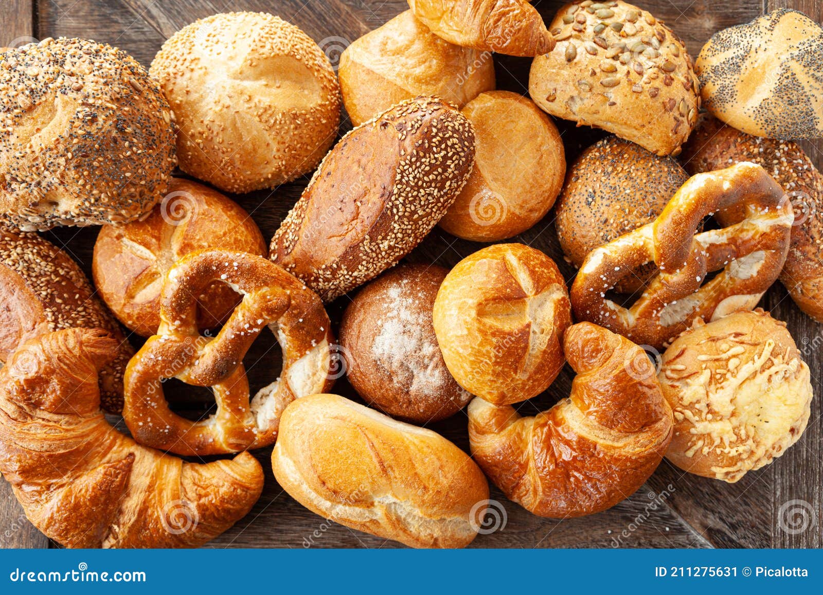 Variety of German Bread Rolls Stock Image Image of variety, tasty