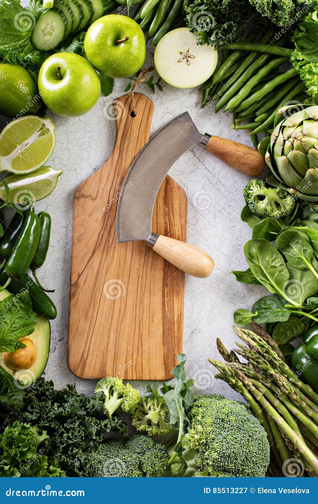 Variety of Green Vegetables and Fruits Stock Image Image of healthy, fresh 85513227