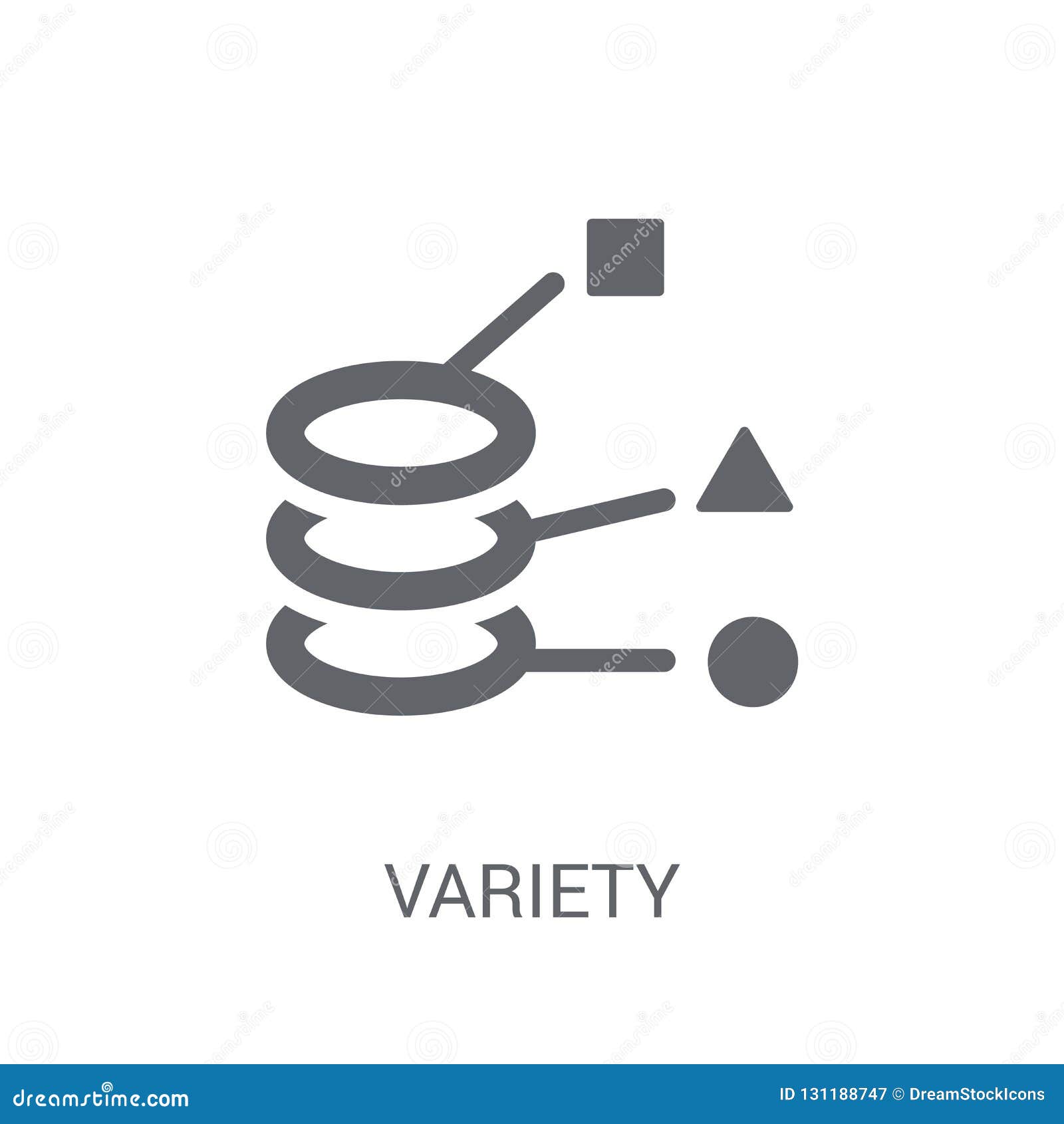 variety icon. trendy variety logo concept on white background fr