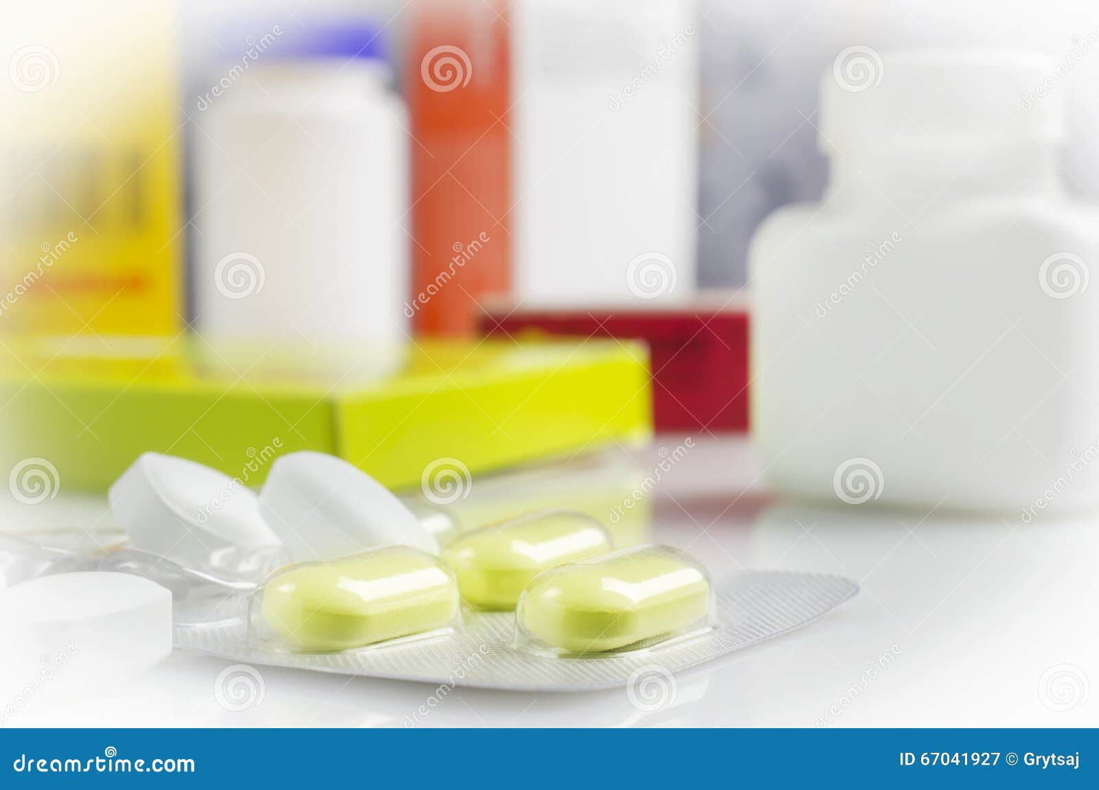 Variety of Medicines and Drugs Stock Image Image of nutritional