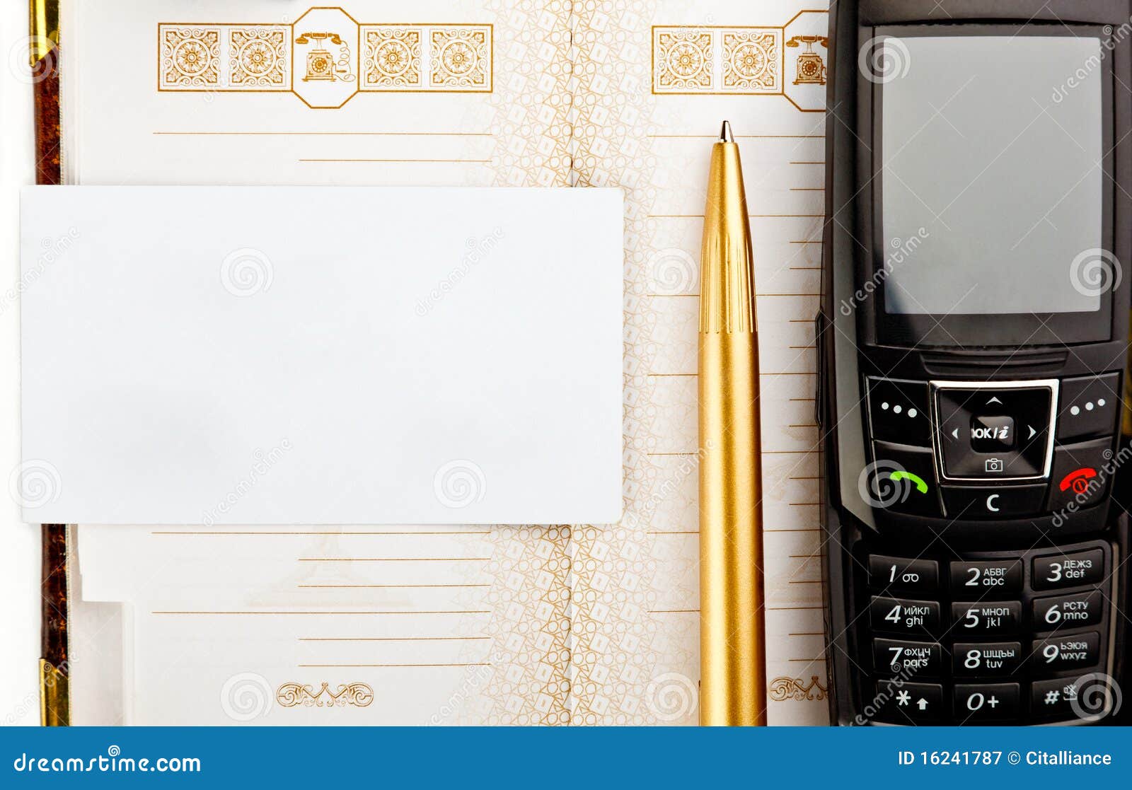 Variety of Modern Office Supplies Stock Image Image of rollerball