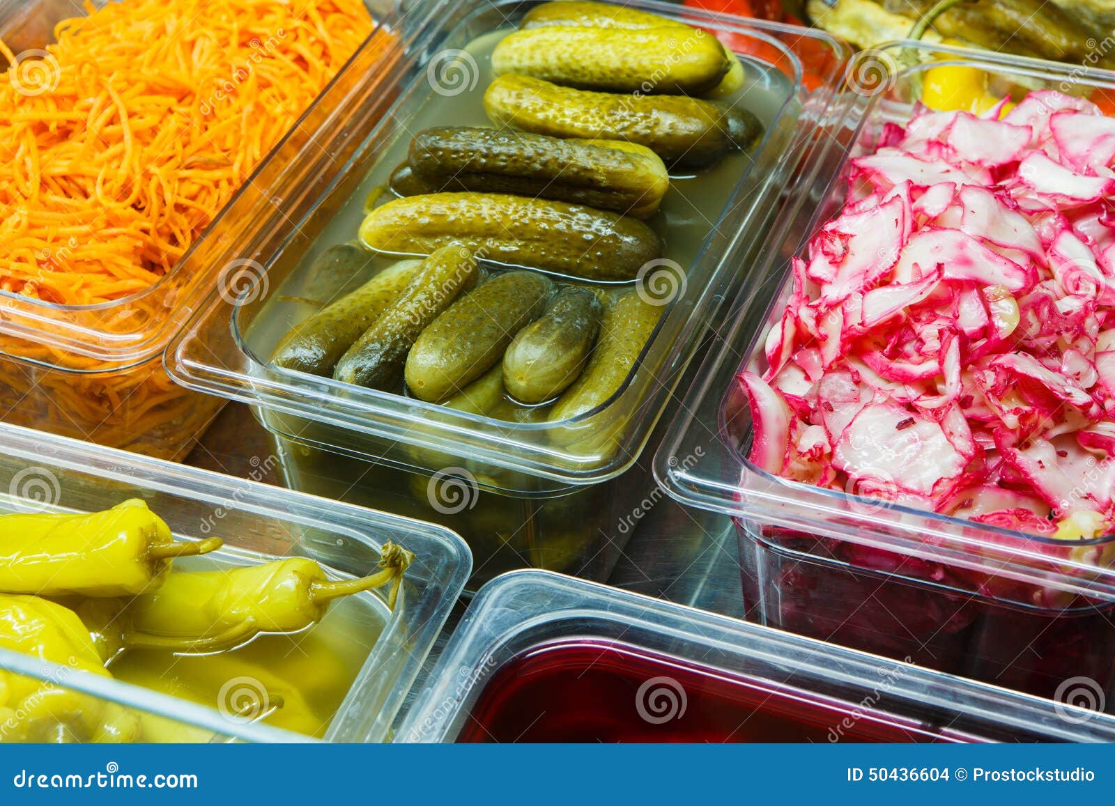 Variety of Pickled Foods in a Store Stock Photo Image of grocery, olives 50436604
