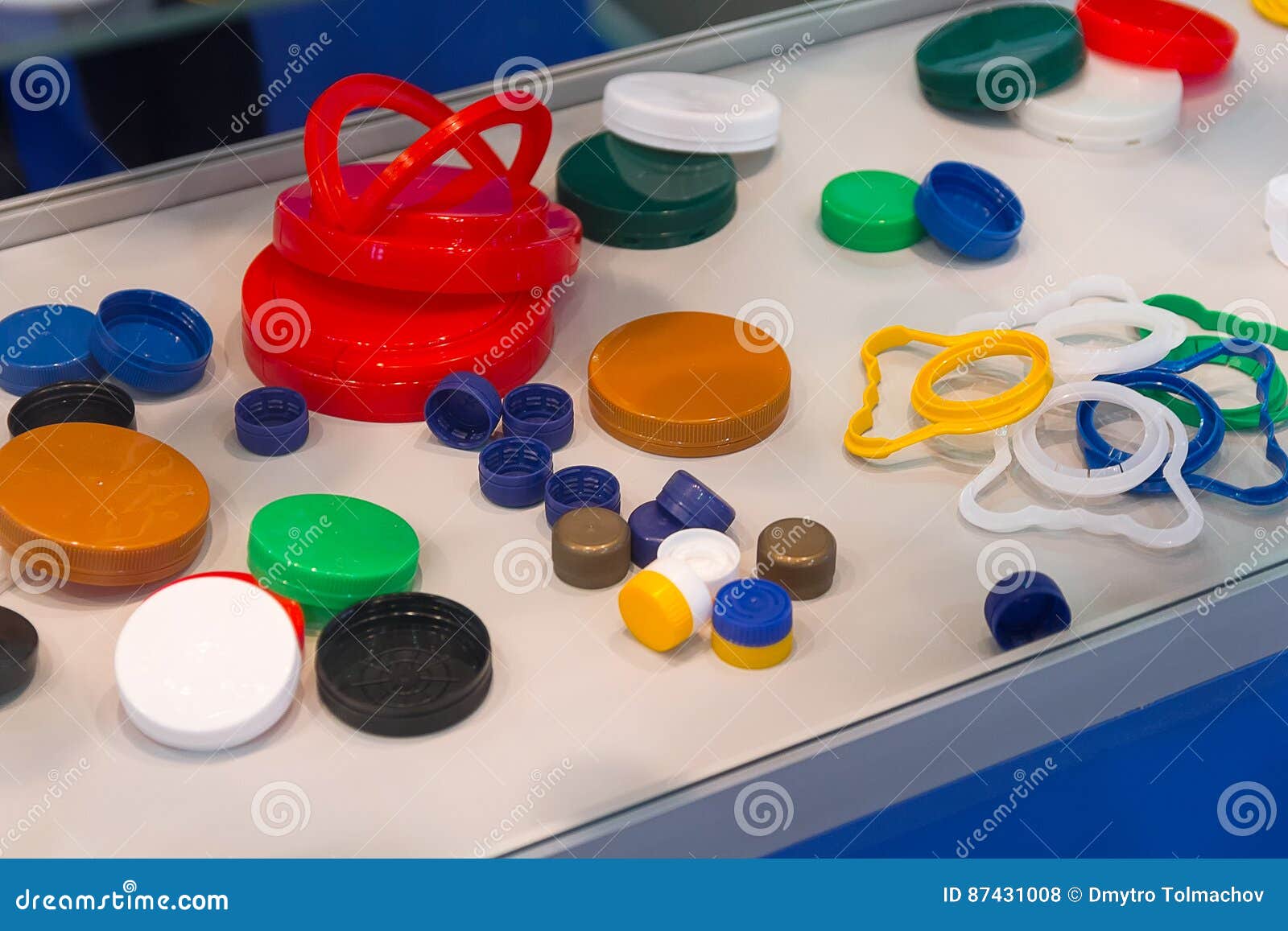 Variety of Plastic Covers on Display Stock Photo Image of collection